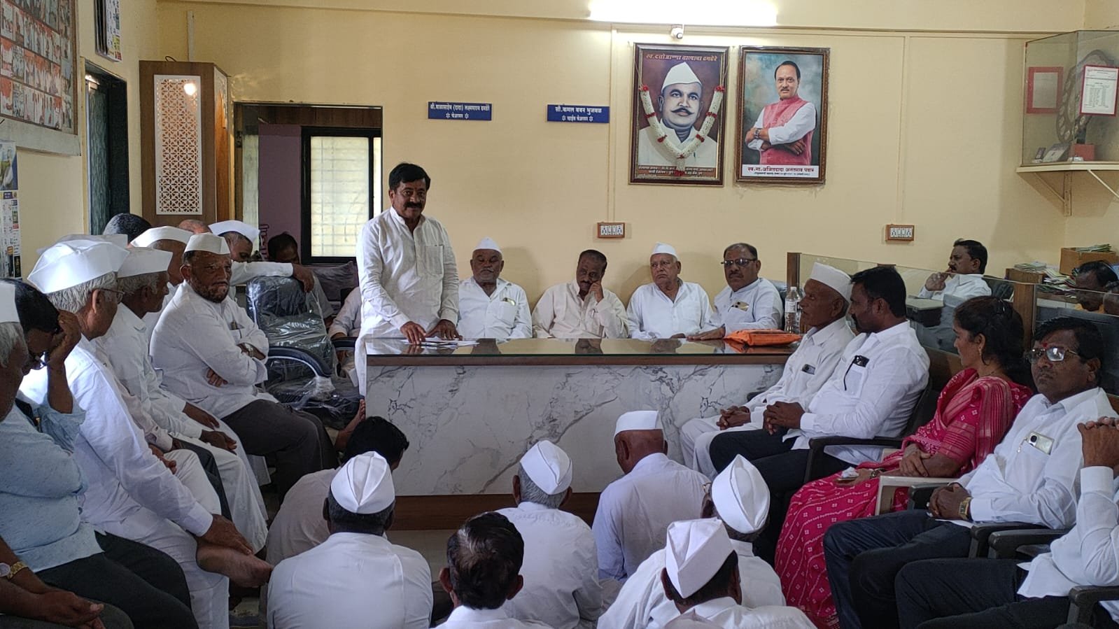 तळेगाव ढमढेरे विविध कार्यकारी सोसायटीची वार्षिक सर्वसाधारण सभा खेळीमेळीत संपन्न; १२% लाभांश जाहीर
