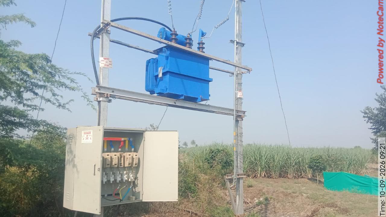 तळेगाव ढमढेरे येथे विद्युत रोहित्र चोरीचा प्रयत्न फसला, नागरिकांच्या सतर्कतेमुळे चोरट्यांची धूम